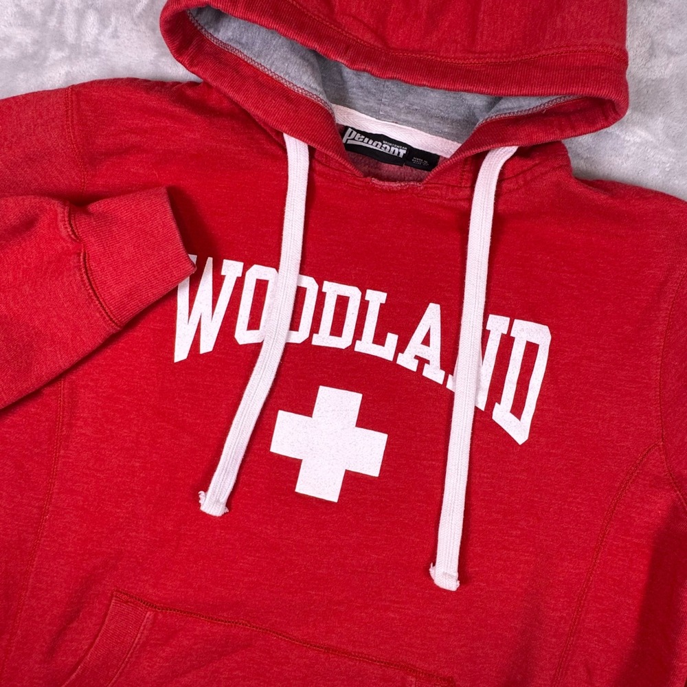 Pennant Sportswear Red Woodland Guard Lifeguard Pullover Hoodie Mens XL